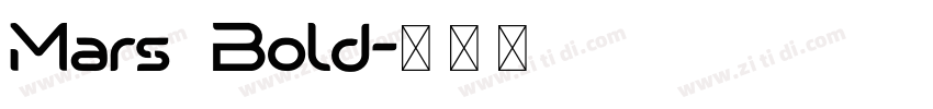 Mars Bold字体转换 Mars Bold字体转换